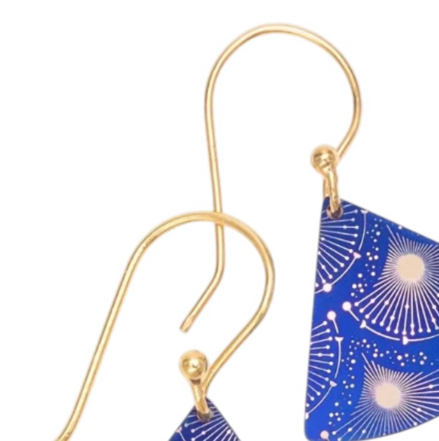 Holly Yashi Women's Halley Drop Earring in midnight blue - women's jewelry - alternate view