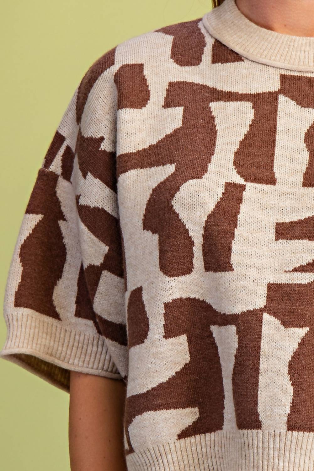 Gigio - Geometric Print Sweater