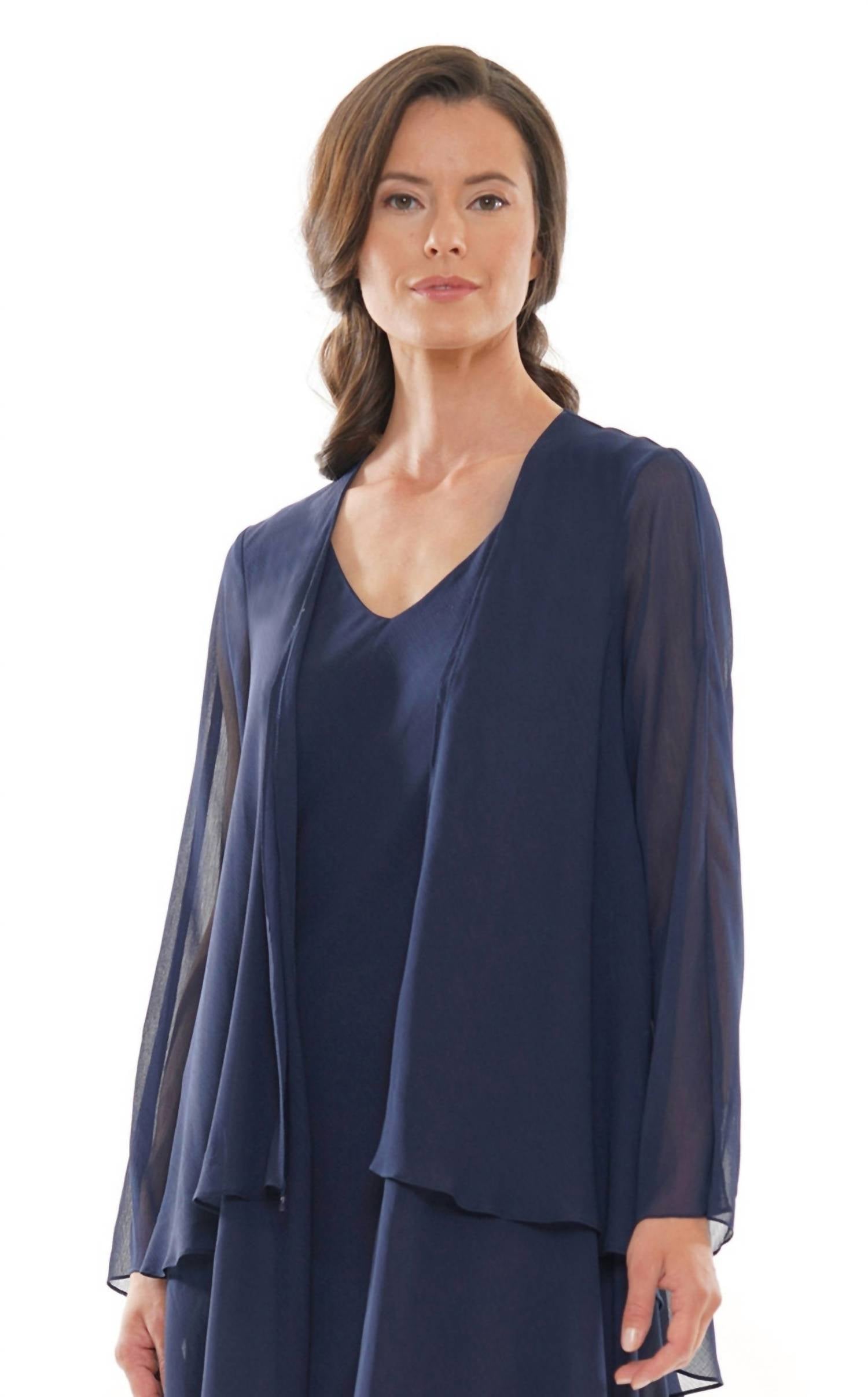 Marsoni By Colors - V-neckline Midi Dress