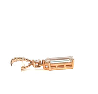 Aamiaa - 0.90 Carat Natural Diamond Emerald Cut Drop Pendant