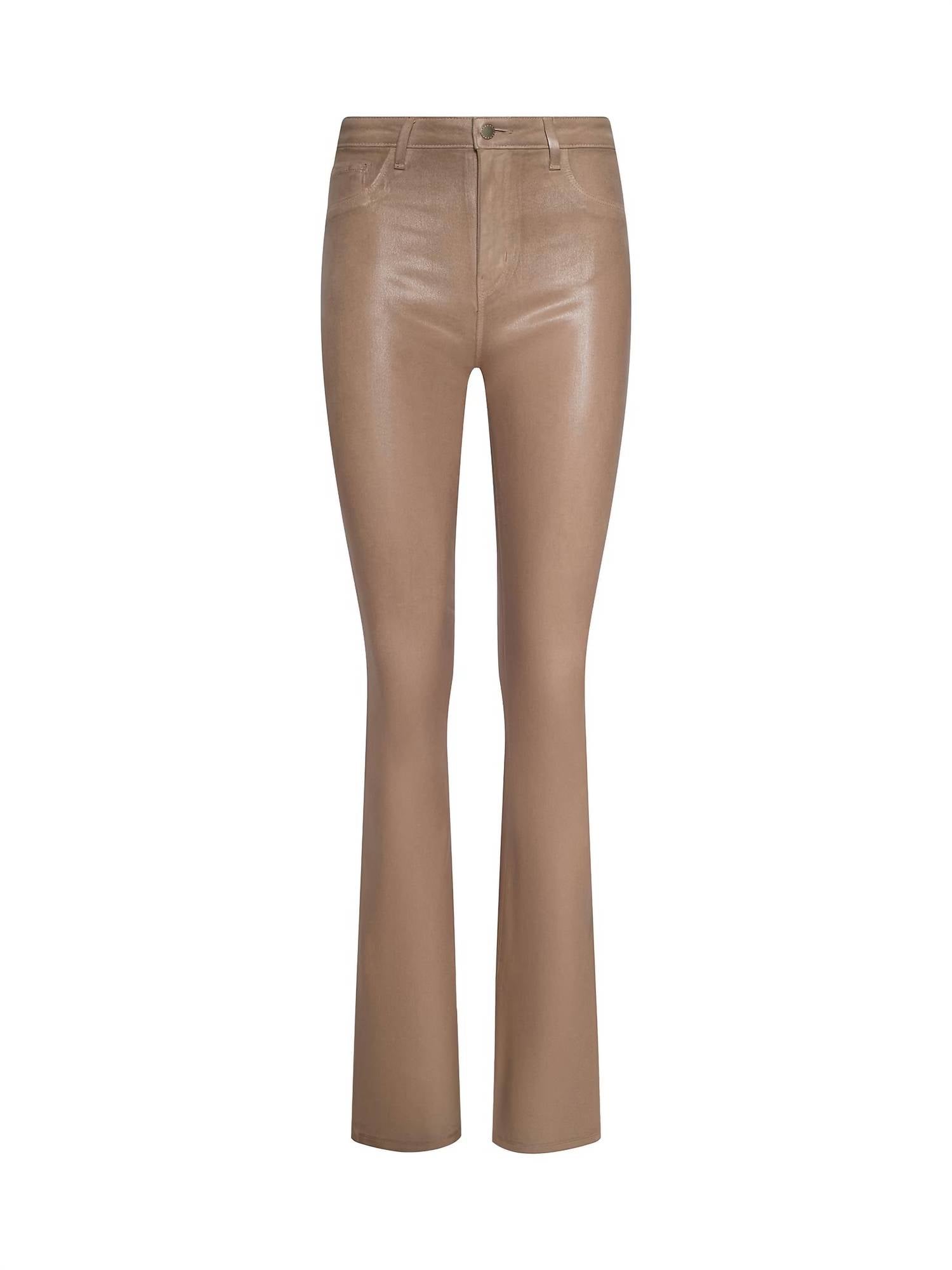 L'Agence - Marty Coated Flare Jeans