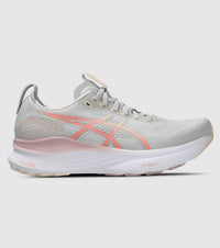 ASICS Women's Gel-kayano 32 Shoe in cloud grey seashell - women's shoe - detail view