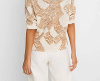 Nic + Zoe - Stamp Scoopneck Sweater