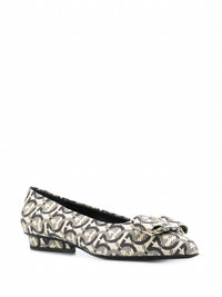 Salvatore Ferragamo - Women's Viva Gancini-woven Ballerinas Shoes