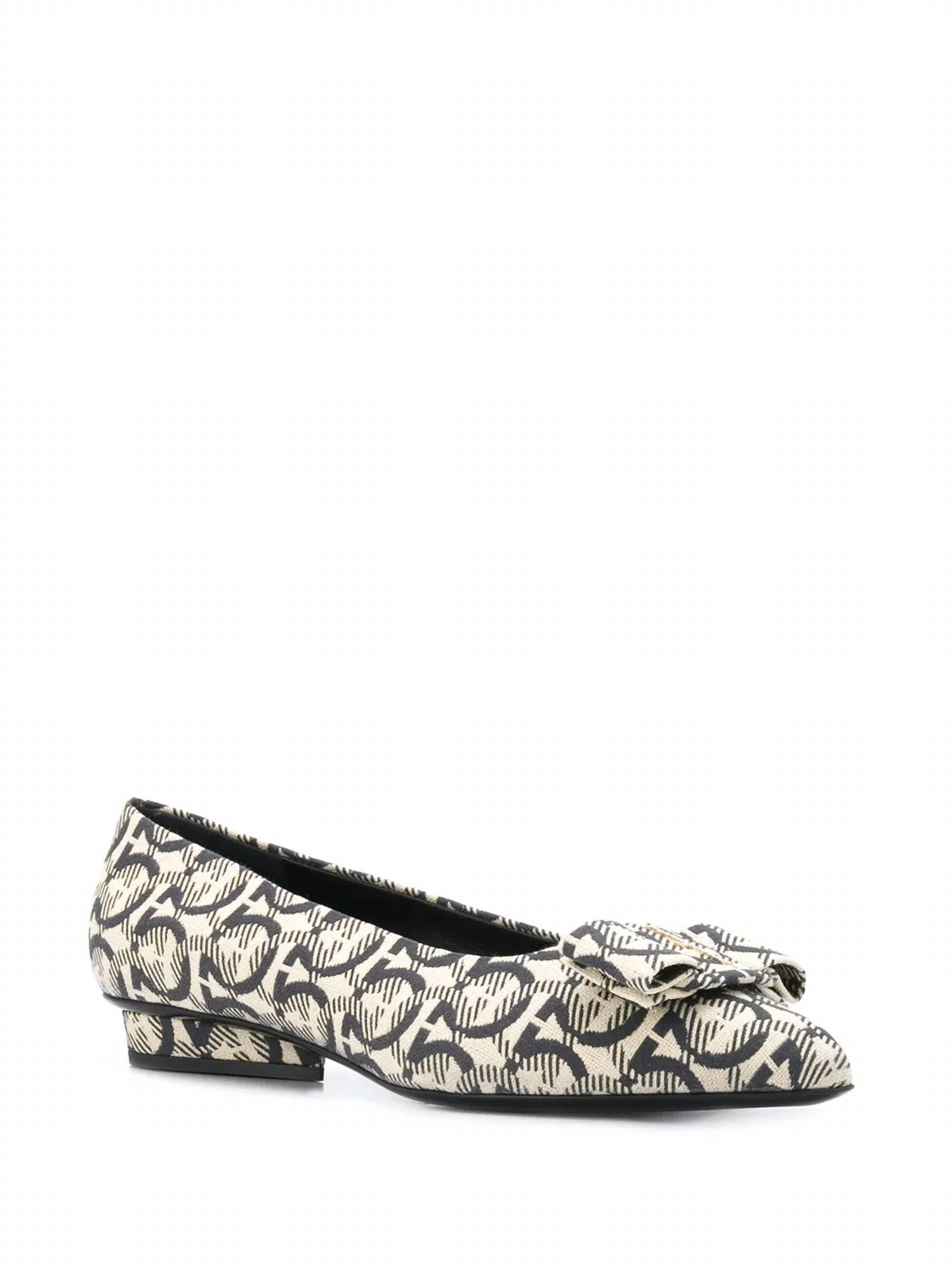 Salvatore Ferragamo - Women's Viva Gancini-woven Ballerinas Shoes
