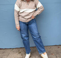 Lovervet - High-rise Barrel Jean
