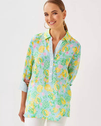 Lilly Pulitzer - Riverlyn Pieced Print Tunic