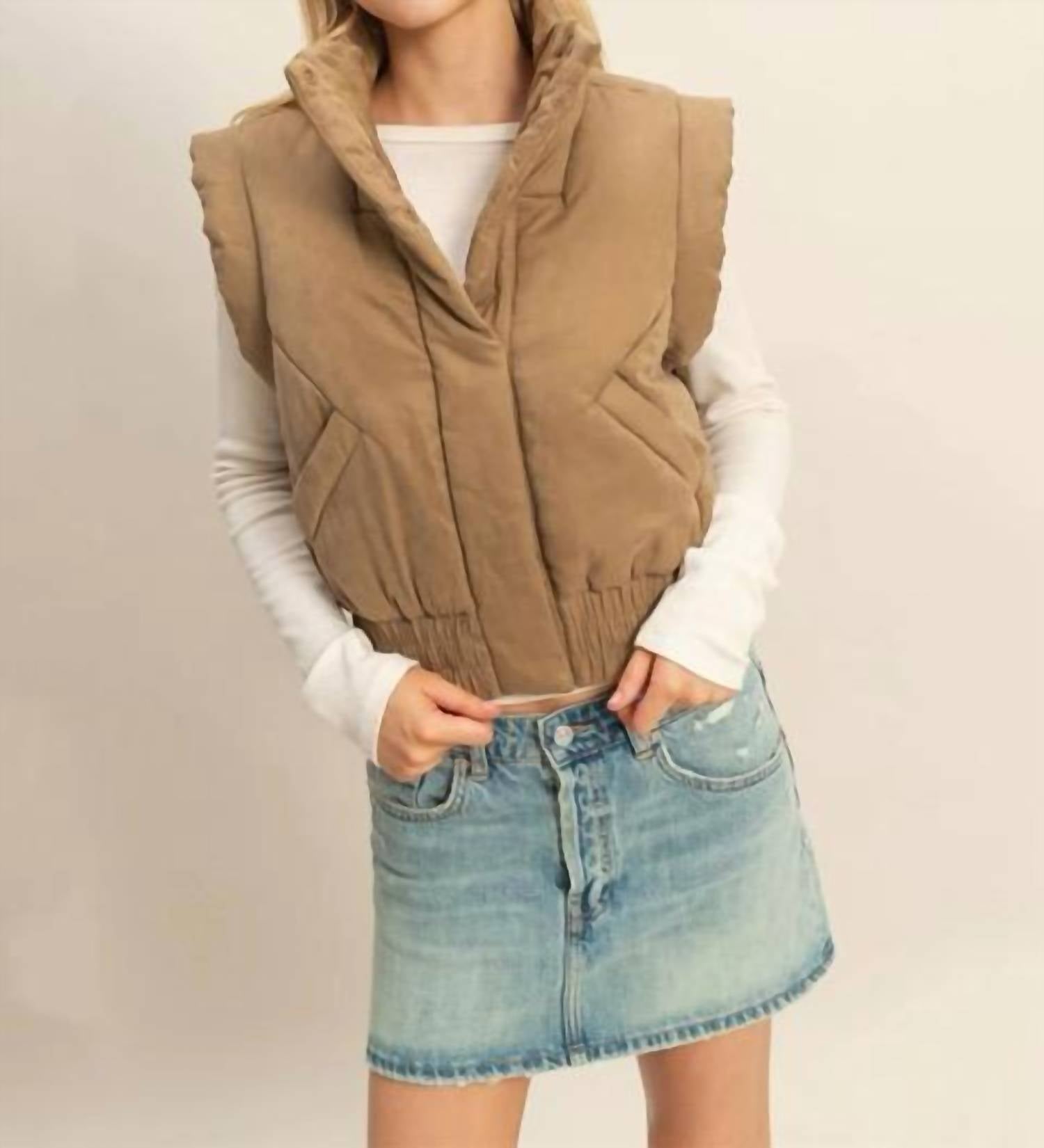 Hyfve - Structured Cropped Puffer Vest
