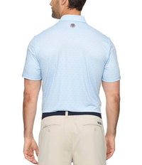 Flags & Anthem - Avila Short Sleeve Geo Print Performance Polo