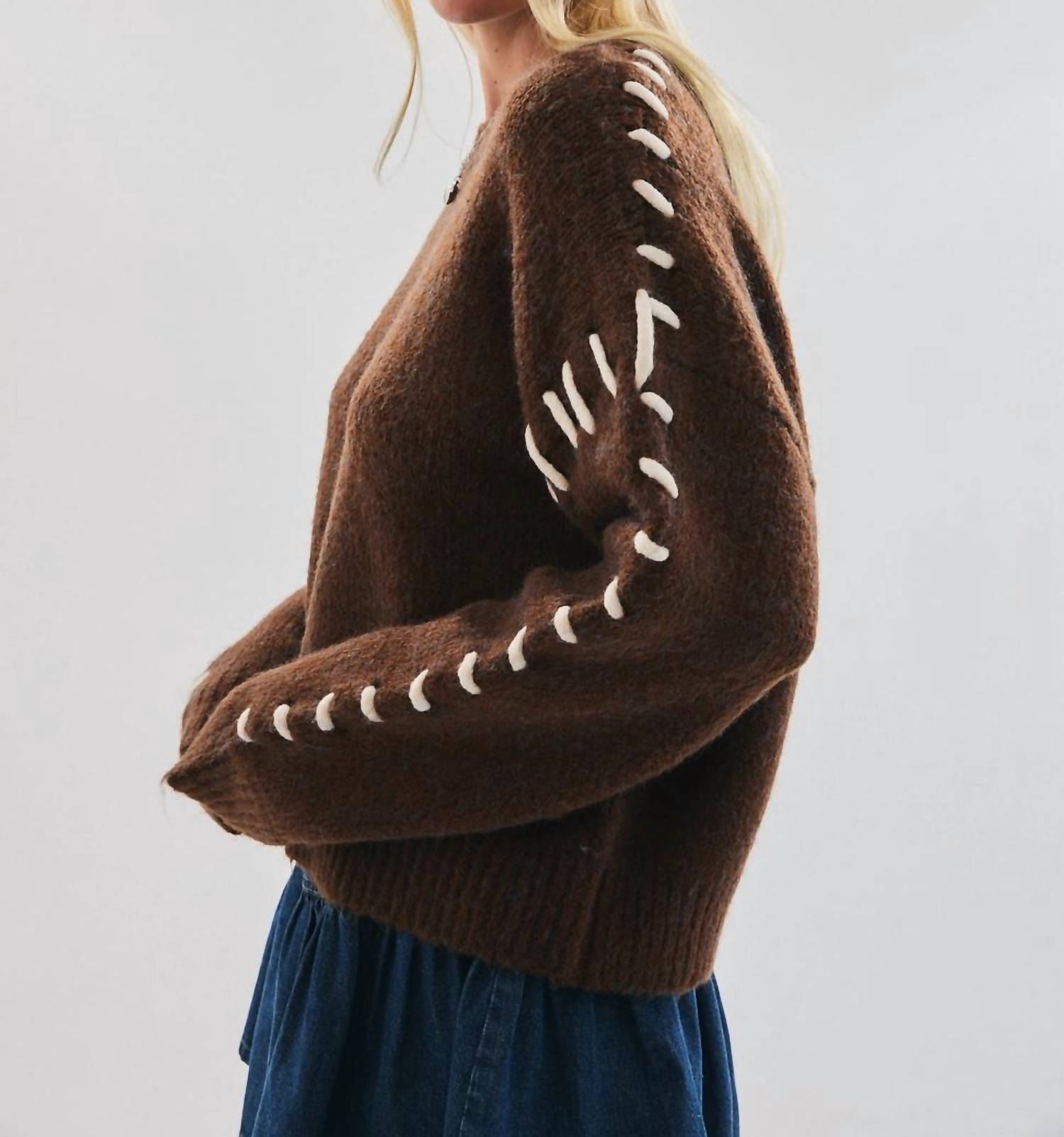 Le Lis - Stitch Detail Sweater