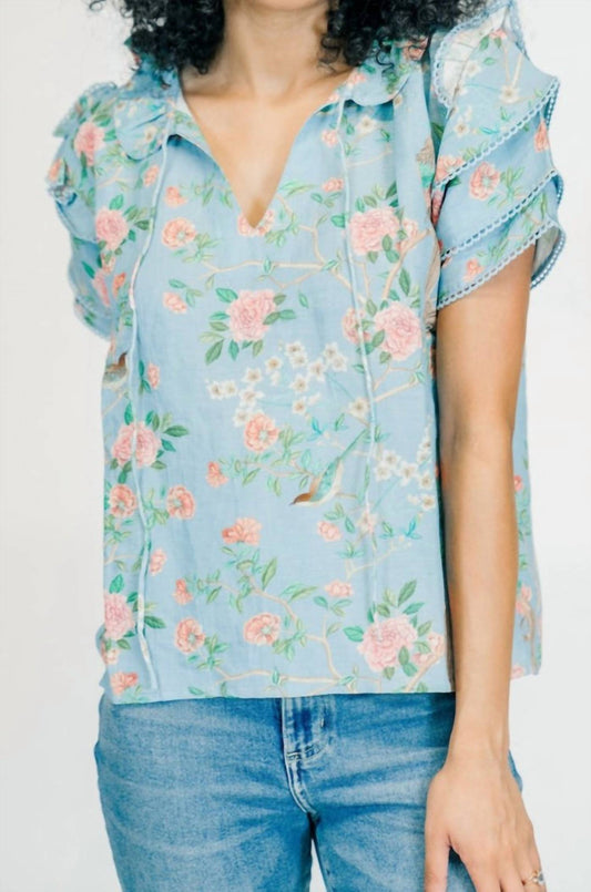Marigold - Audrey Bernadette Floral Blouse