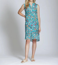 Apny - Sleeveless Seashell Mini Dress