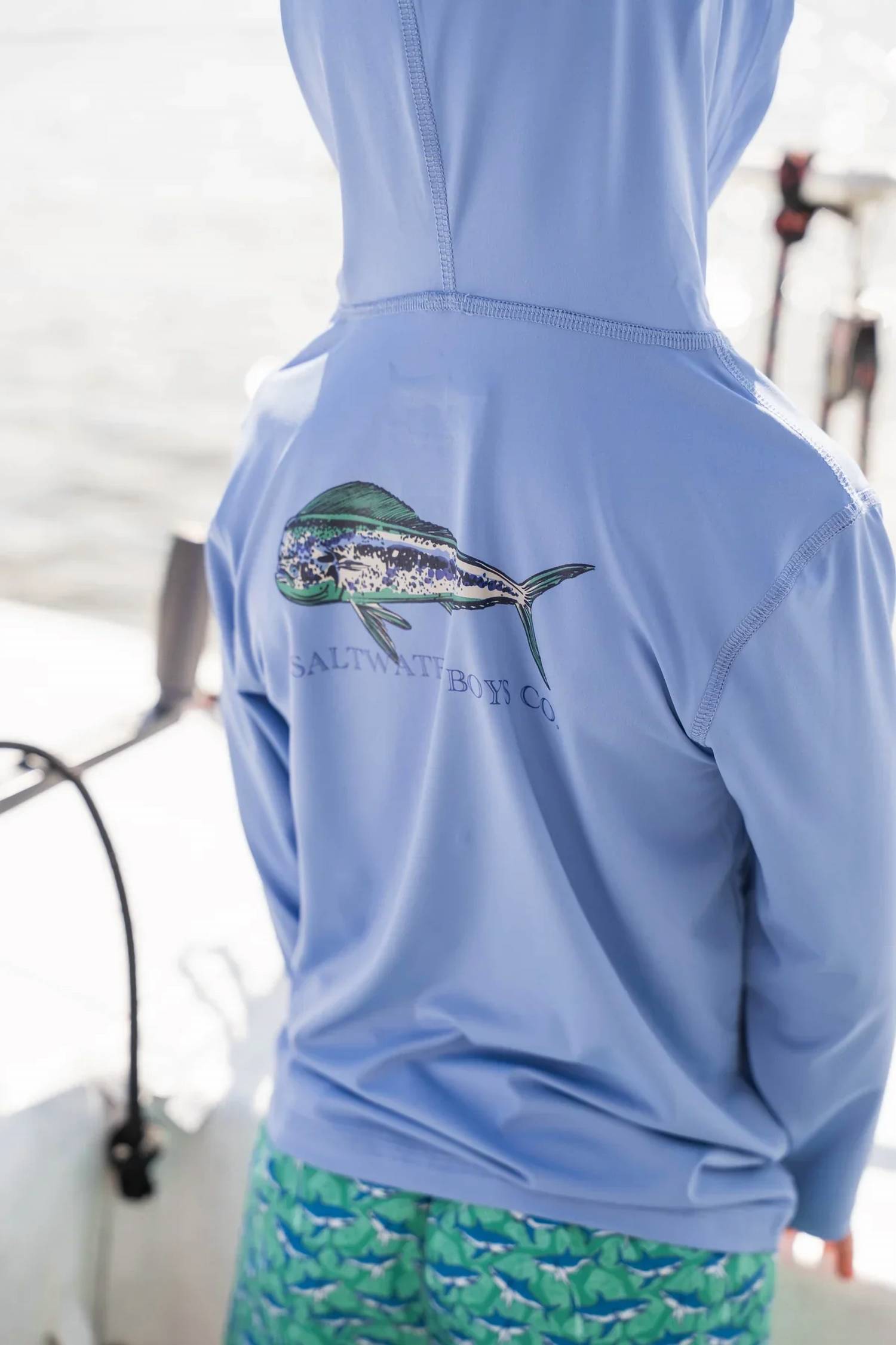 Saltwater Boys Co. - Boy's Mahi Performance Hoodie