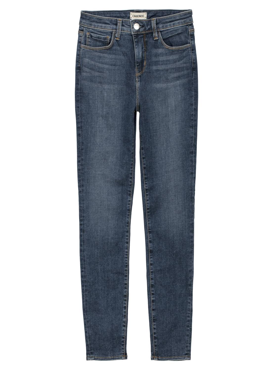 L'Agence Marguerite High Rise Skinny Jean in new vintage - women's jeans - view 5