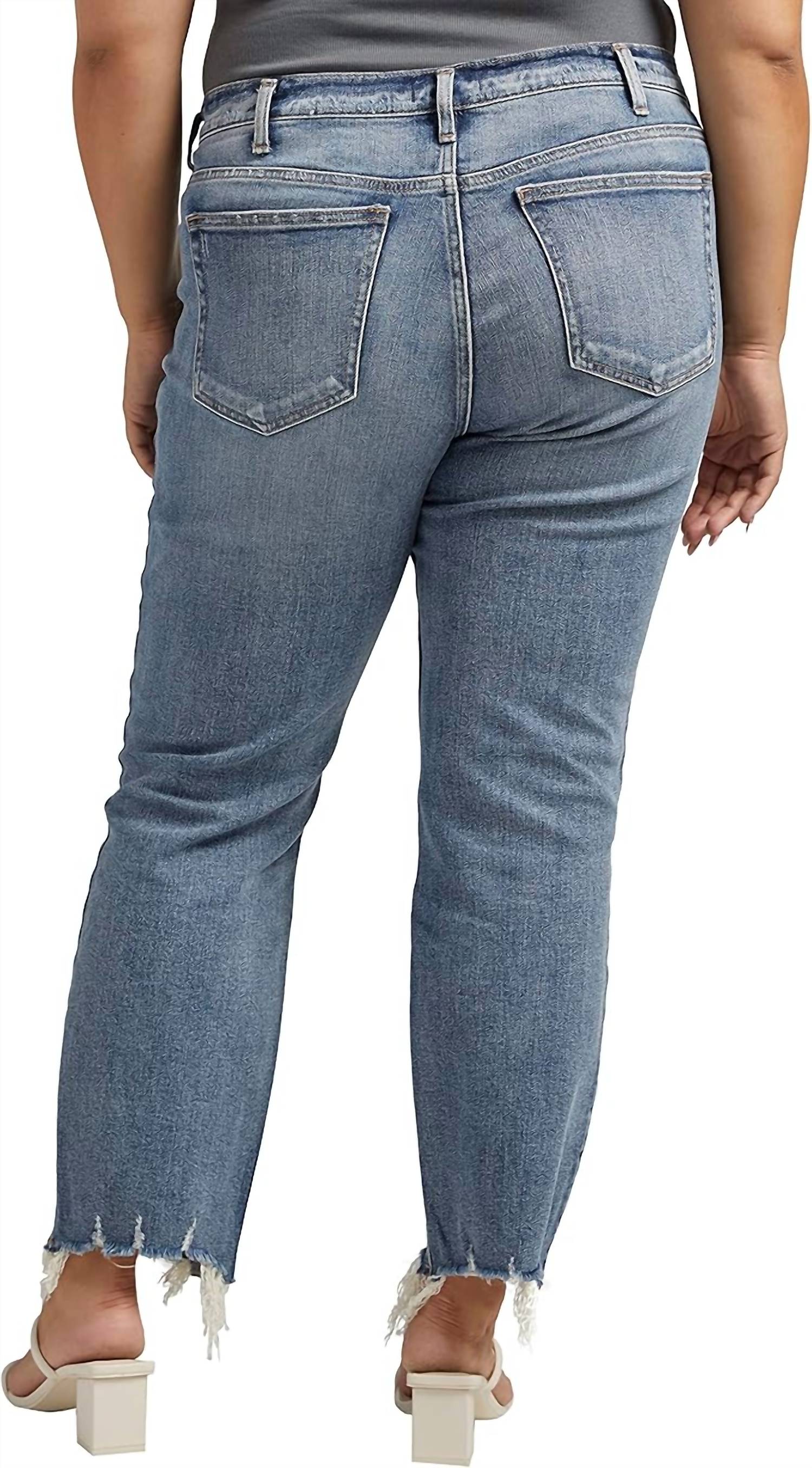 Silver Jeans Co - Beau Mid Rise Slim Leg Jeans