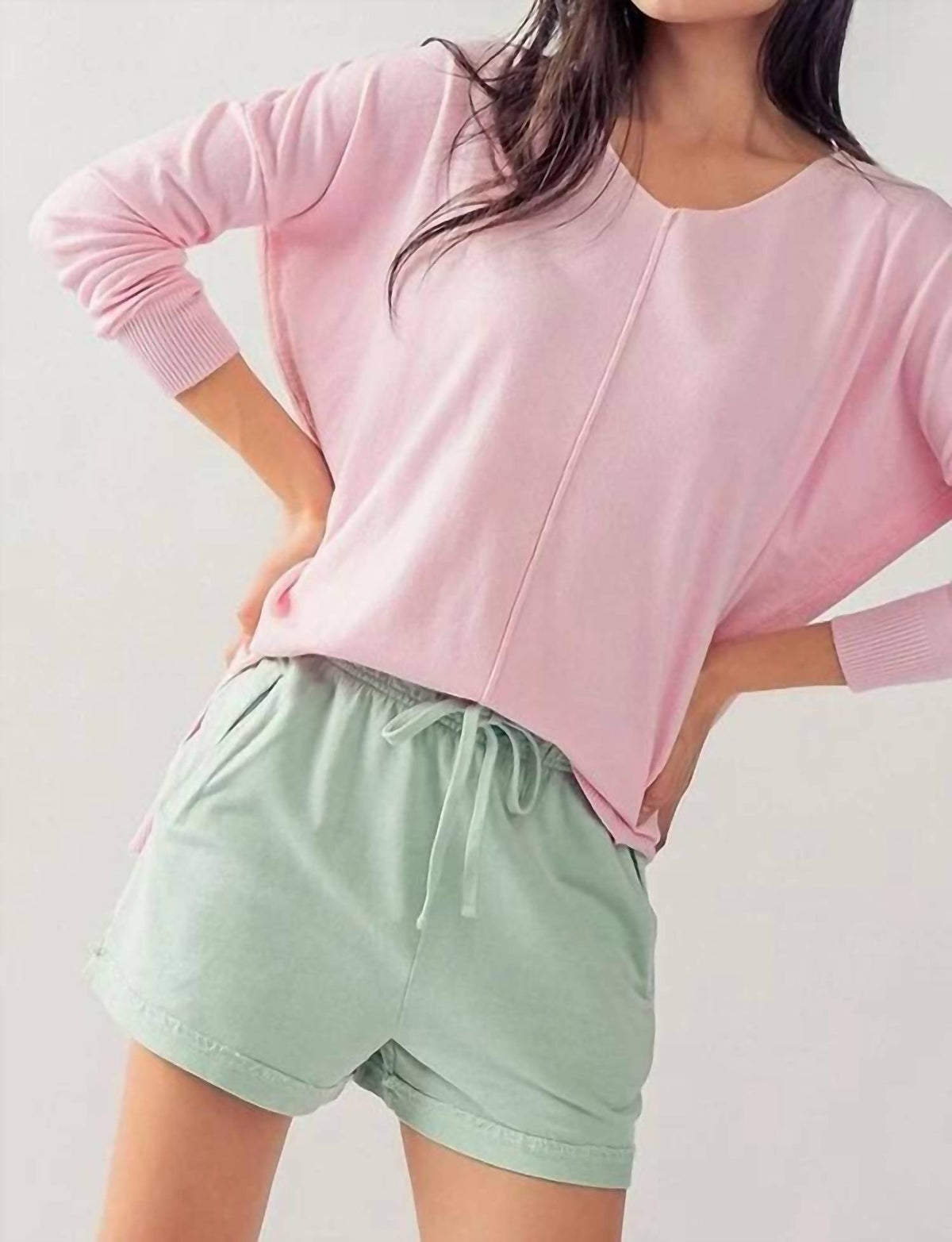Urban Daizy - High-Lo Thin Tunic Sweater