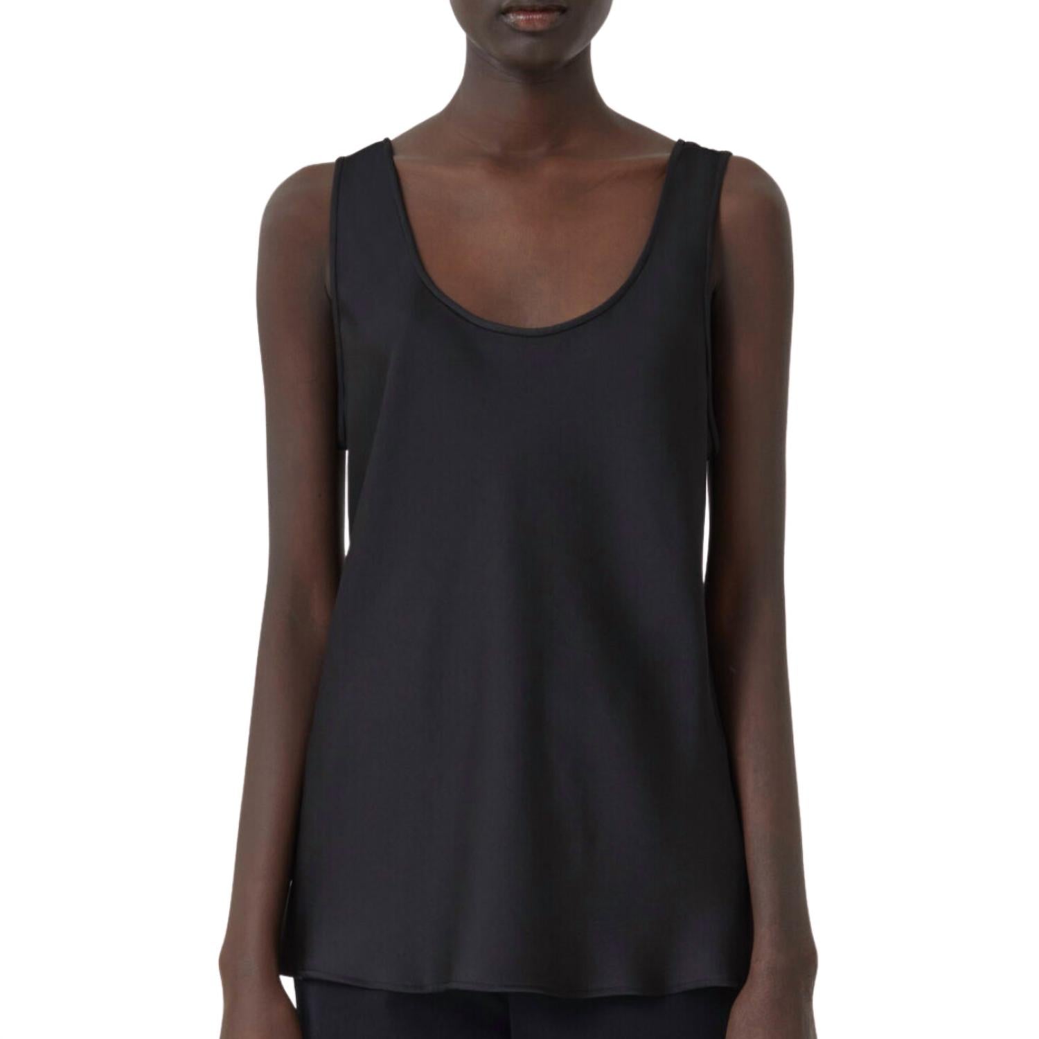 CLOSED Women's Shiny Top in black - women's tank top