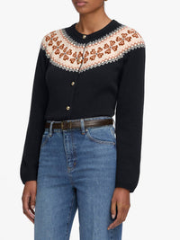 Frame - Cashmere Fairisle Cardigan