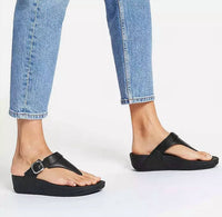 Fitflop - Women's Adjustable Leather Toe Post Sandals