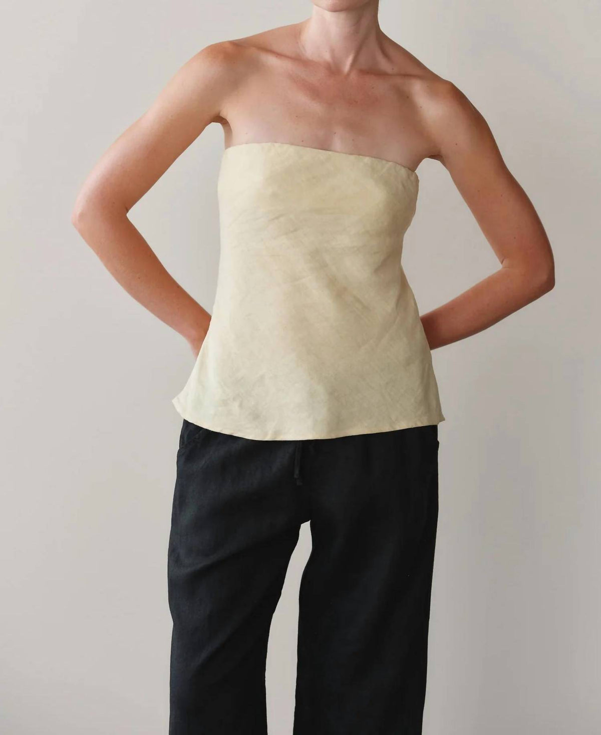 Donni. - Linen Tube Top