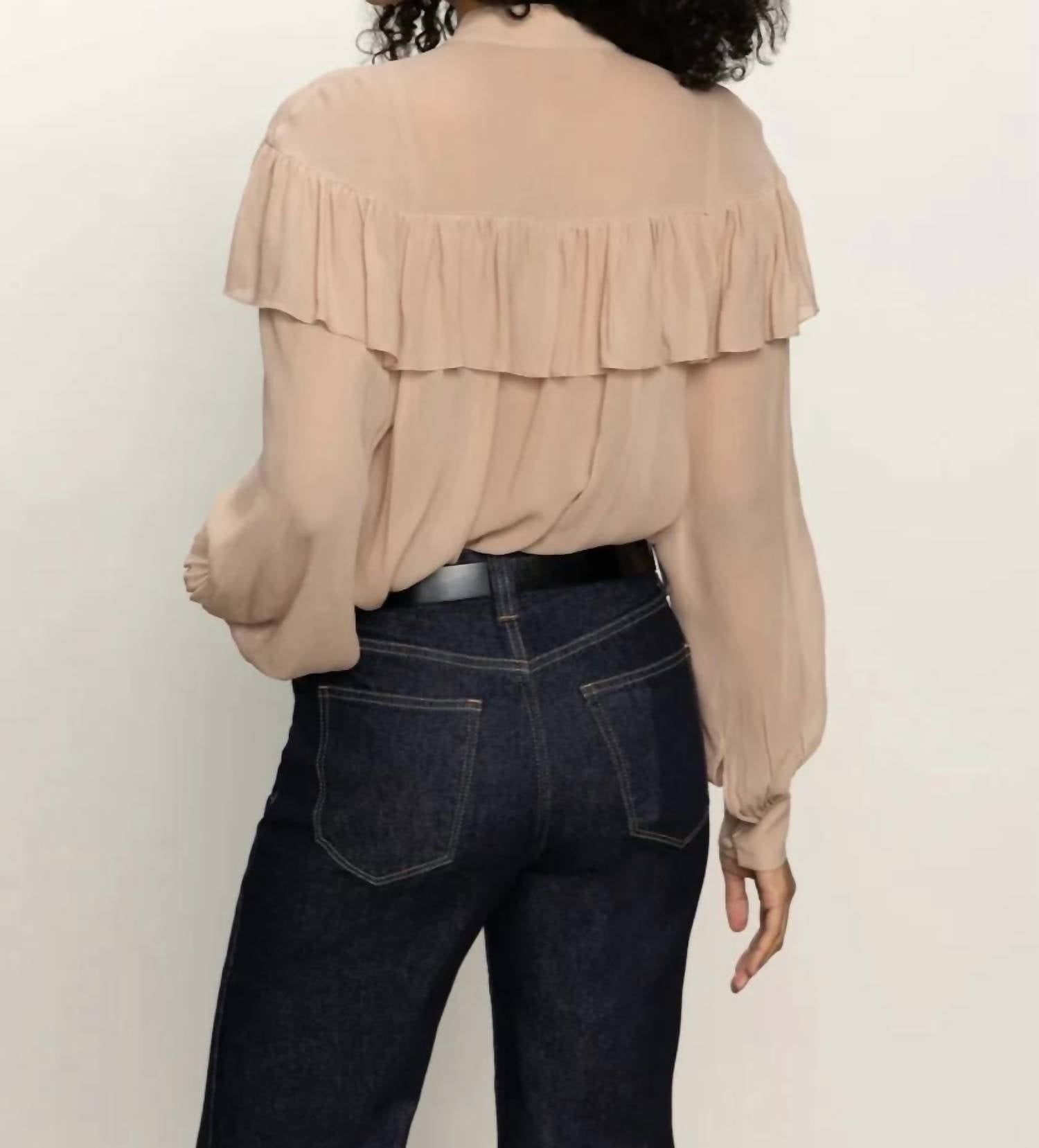 Sanctuary - Fade Into You Ruffle Blouse