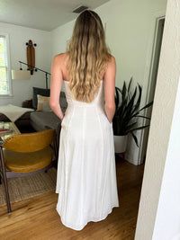 Sofie The Label - Harper Linen Strapless Midi Dress