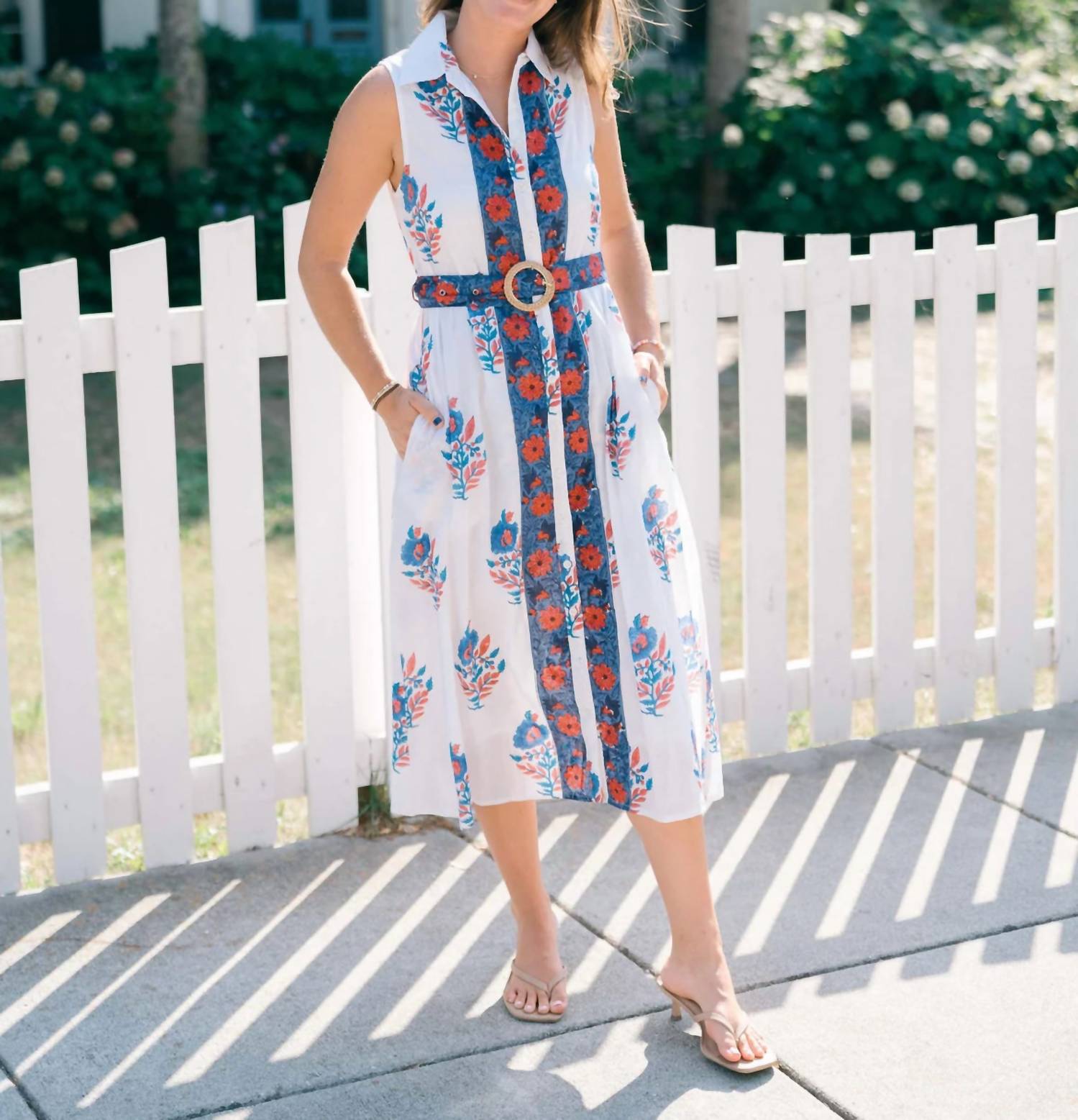 Victoria Dunn - Hazel Sleeveless Midi Dress