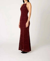 Nia - Aurelia Halter Maxi Dress