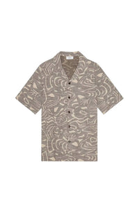 NN07 Julio Short Sleeve Shirt in demitasse - men's shirt - view 4