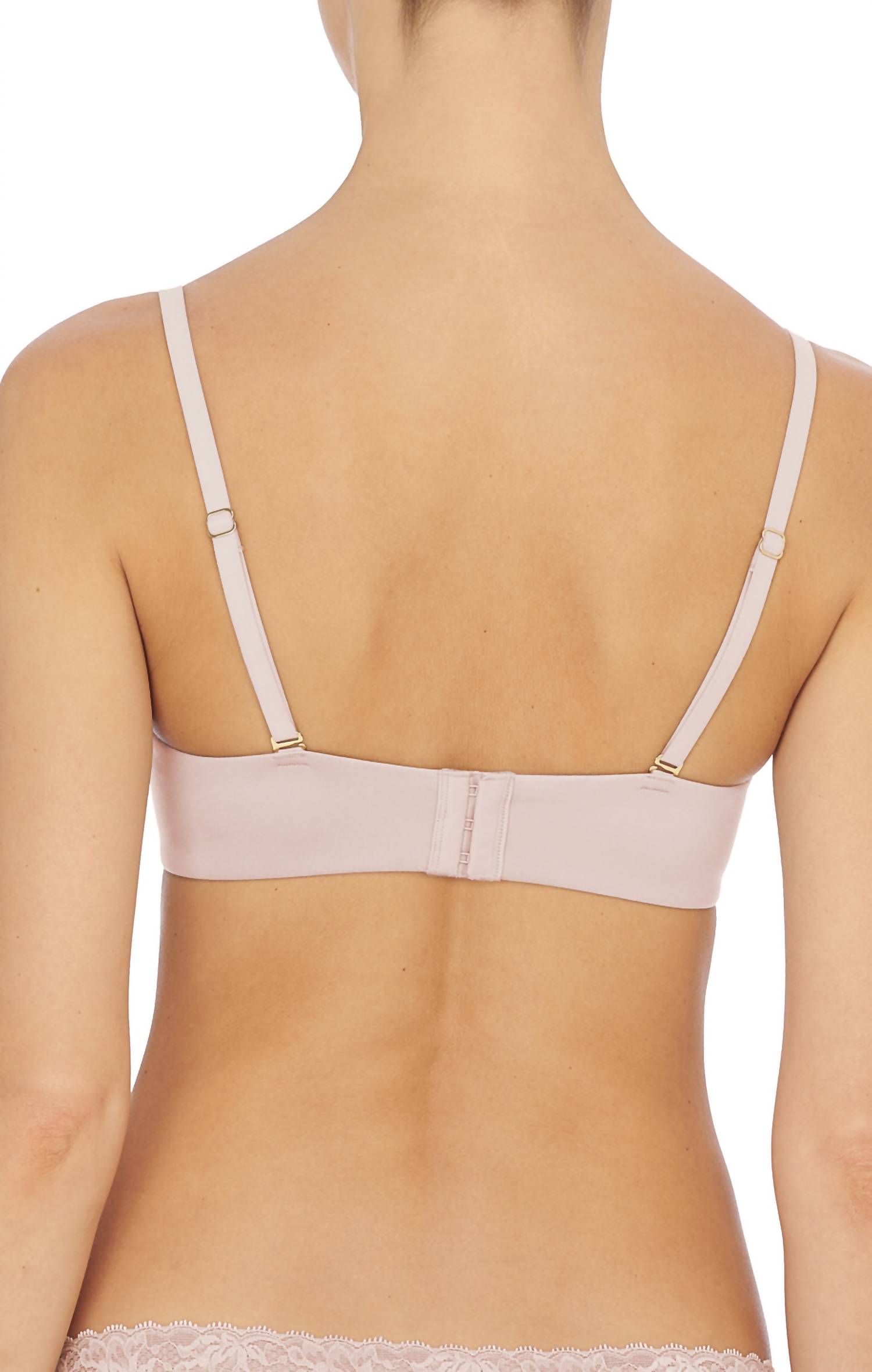Natori Discreet Convertible Spacer Bra in light mocha - women's intimate - detail view
