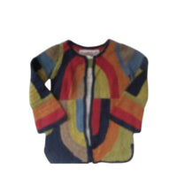 Native Funk & Flash - Girls Owl Inset Crochet Sweater