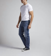 Silver Jeans Co Eddie Jean in indigo 2 - men's jeans - alternate view