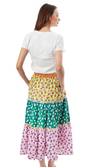 Dizzy-Lizzie - Woodstock Midi Skirt With Embroidery