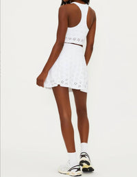 Beach Riot Trixie Skirt in white magnolia eyelet - women's skirt - view 4