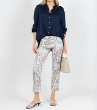 Wonderjeans - All-Over Print Ankle Jeans
