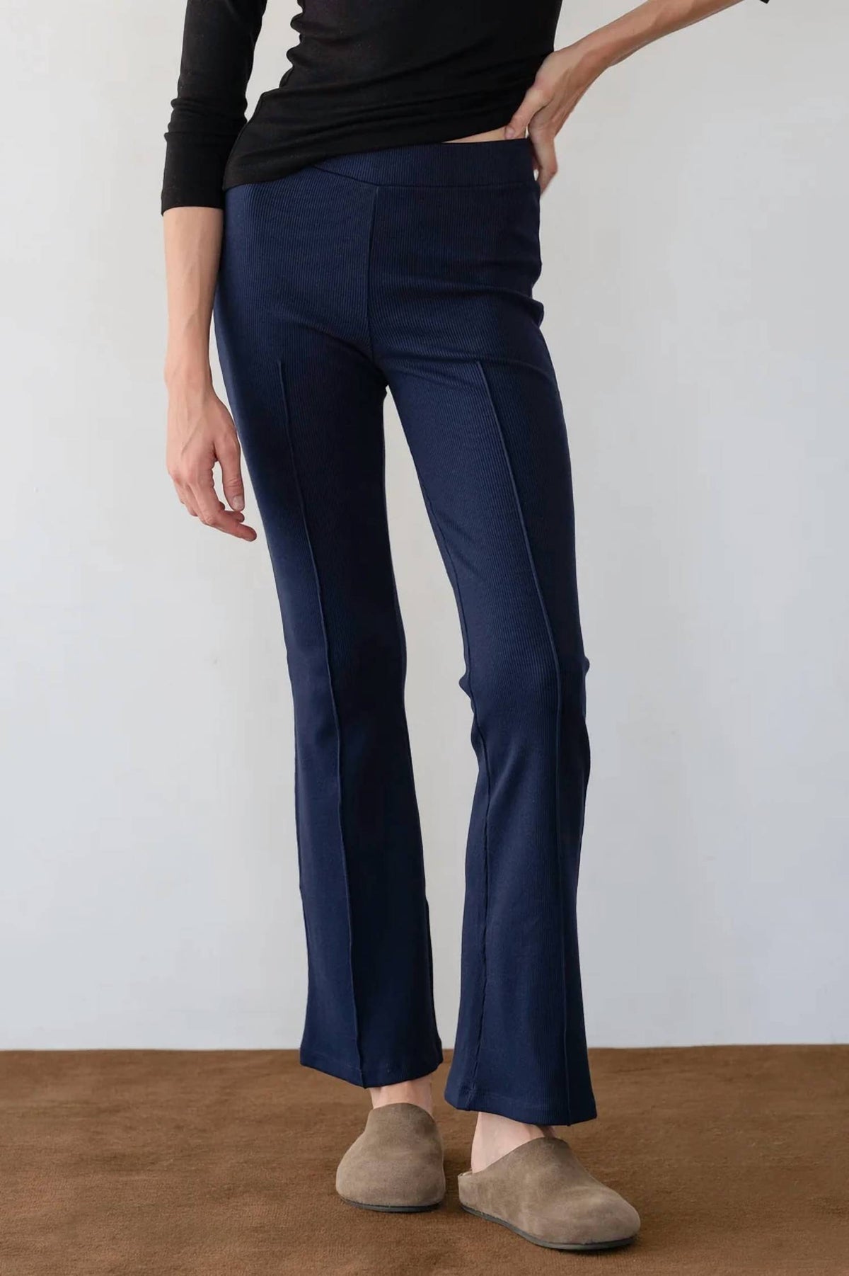 Donni. - Rib Kick Flare Pants