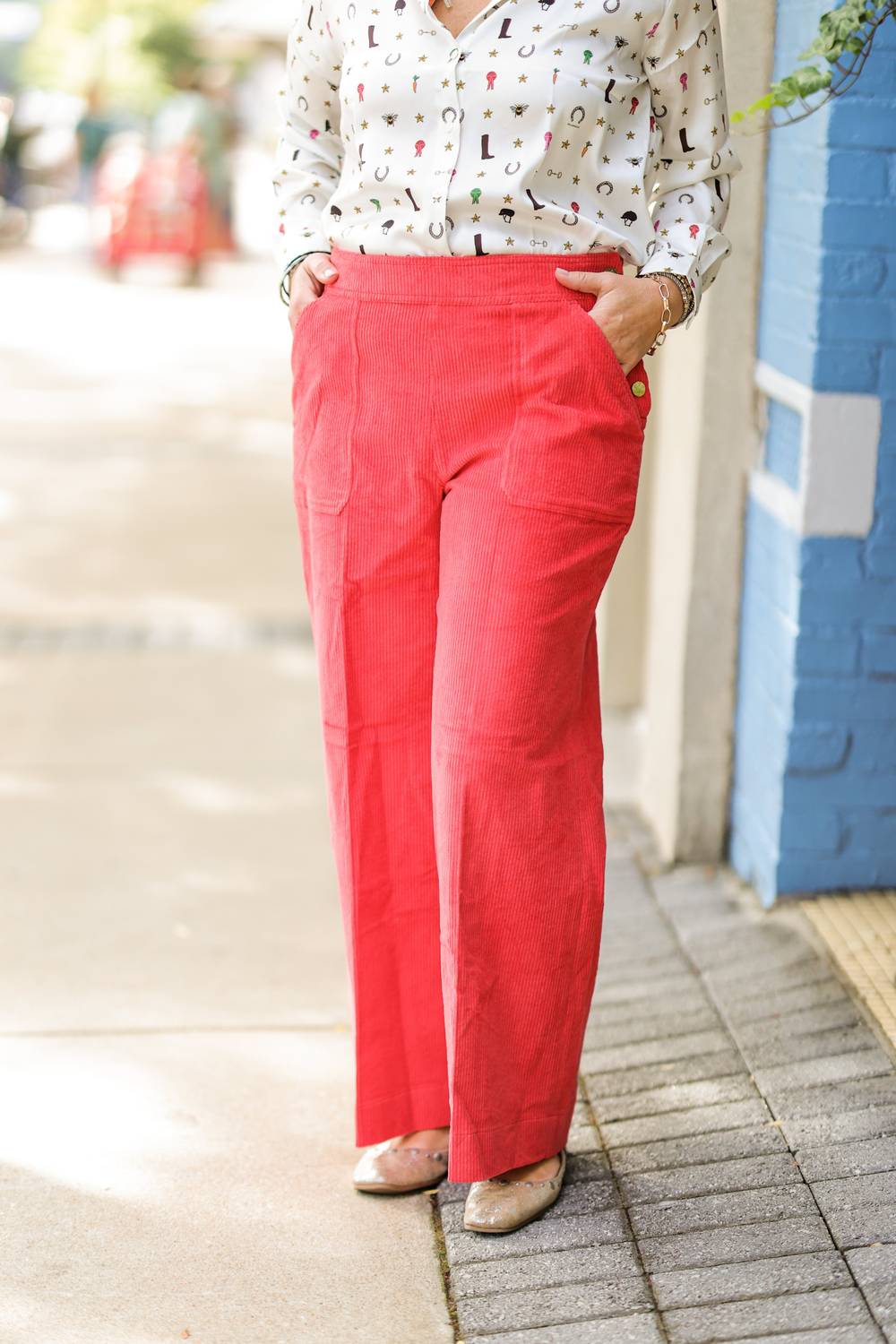 Vilagallo - Rana Rojo Pants