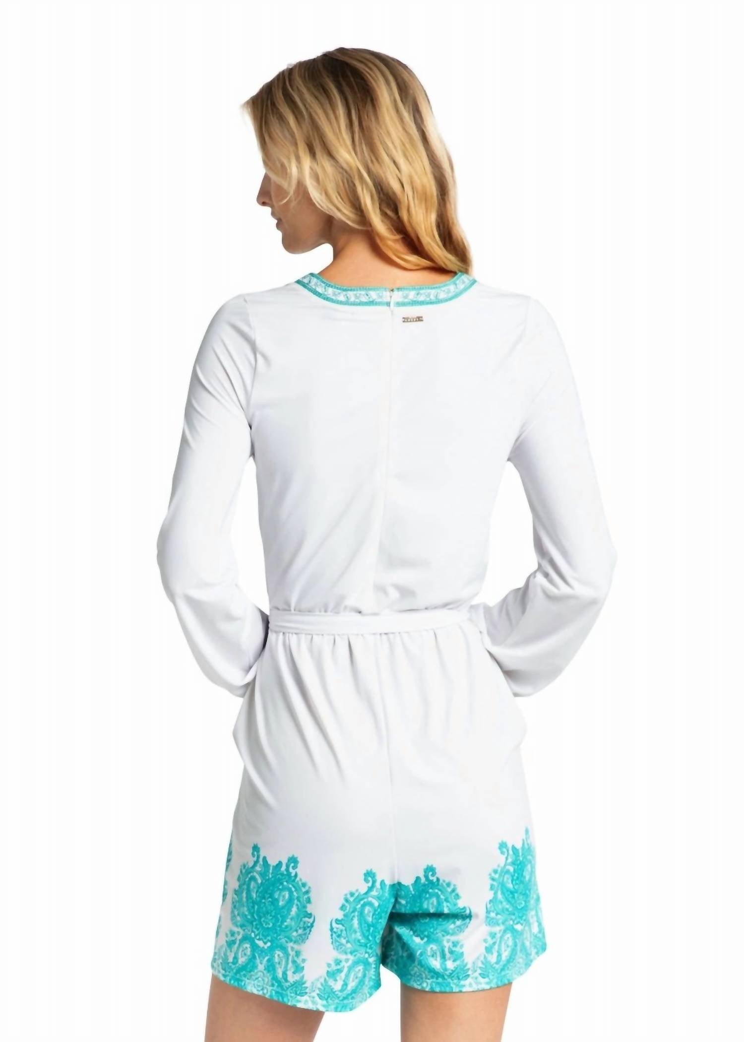 Cabana Life - Embroidered Tie Romper