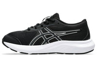 ASICS Grade School Kid's Contend 9 Sneaker in black white - kids' sneaker