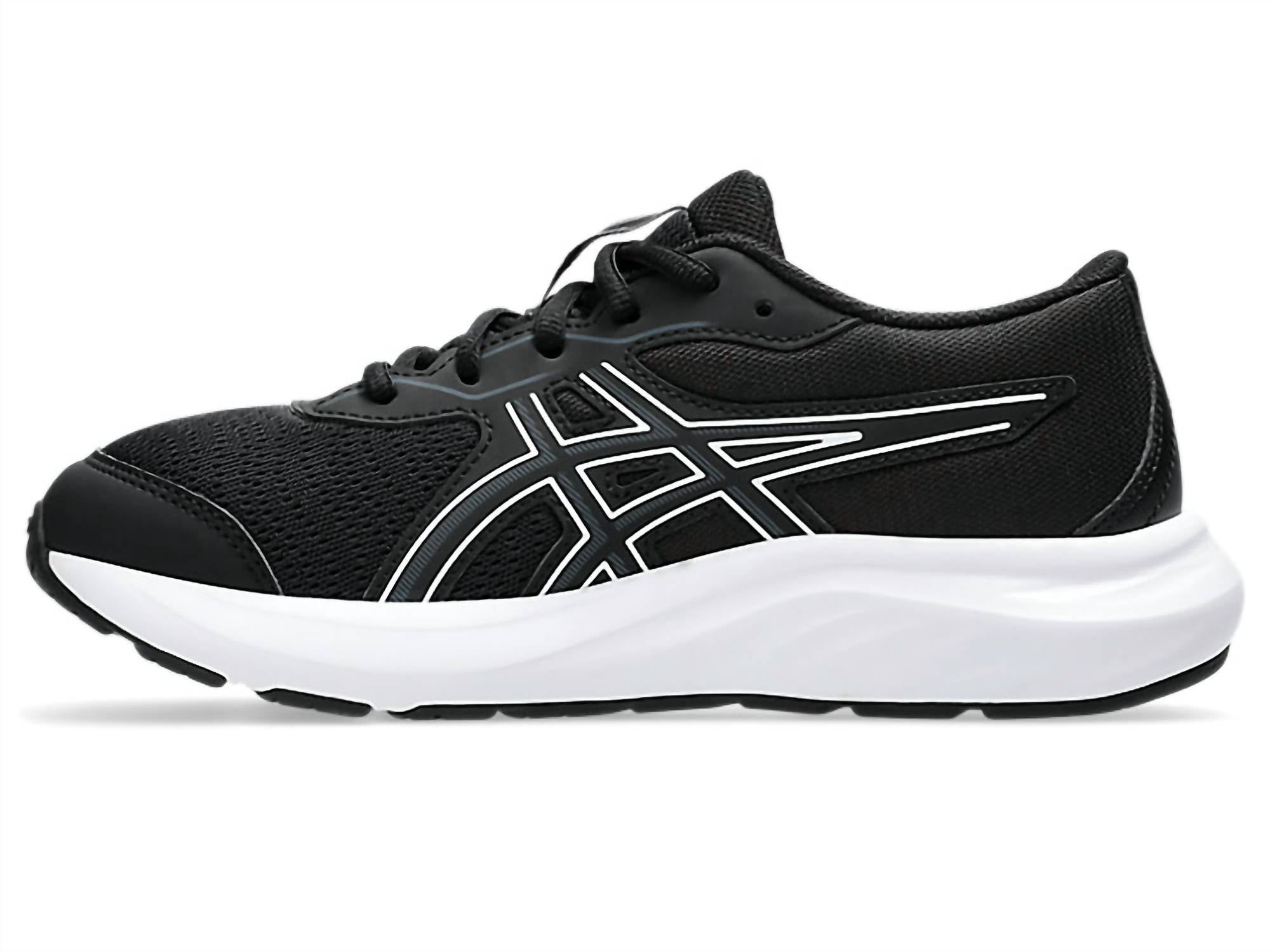 ASICS Grade School Kid's Contend 9 Sneaker in black white - kids' sneaker