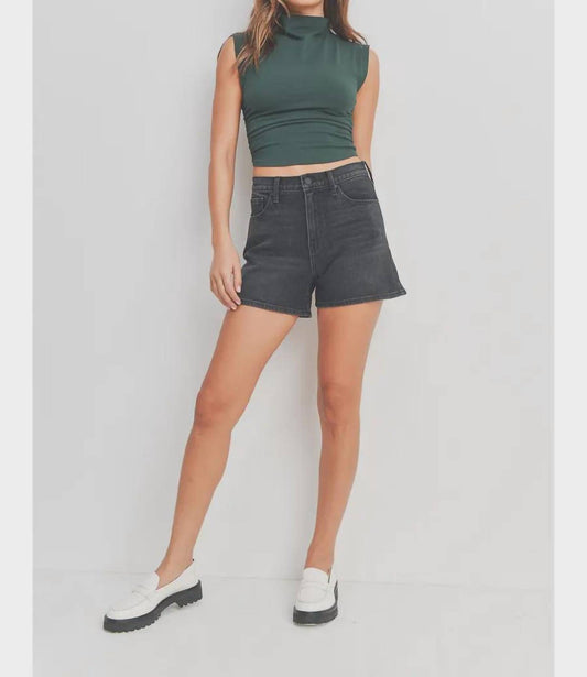 Just Black Denim - Grayson Mom Shorts