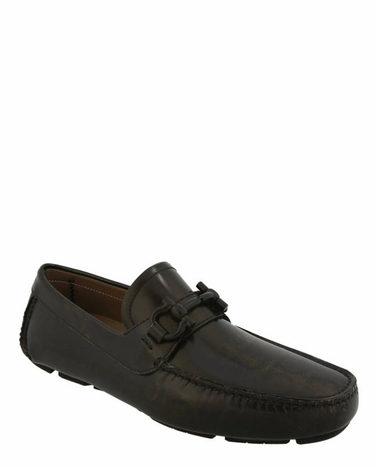 Salvatore Ferragamo - Men's Parigi Gancini Leather Driver Loafers