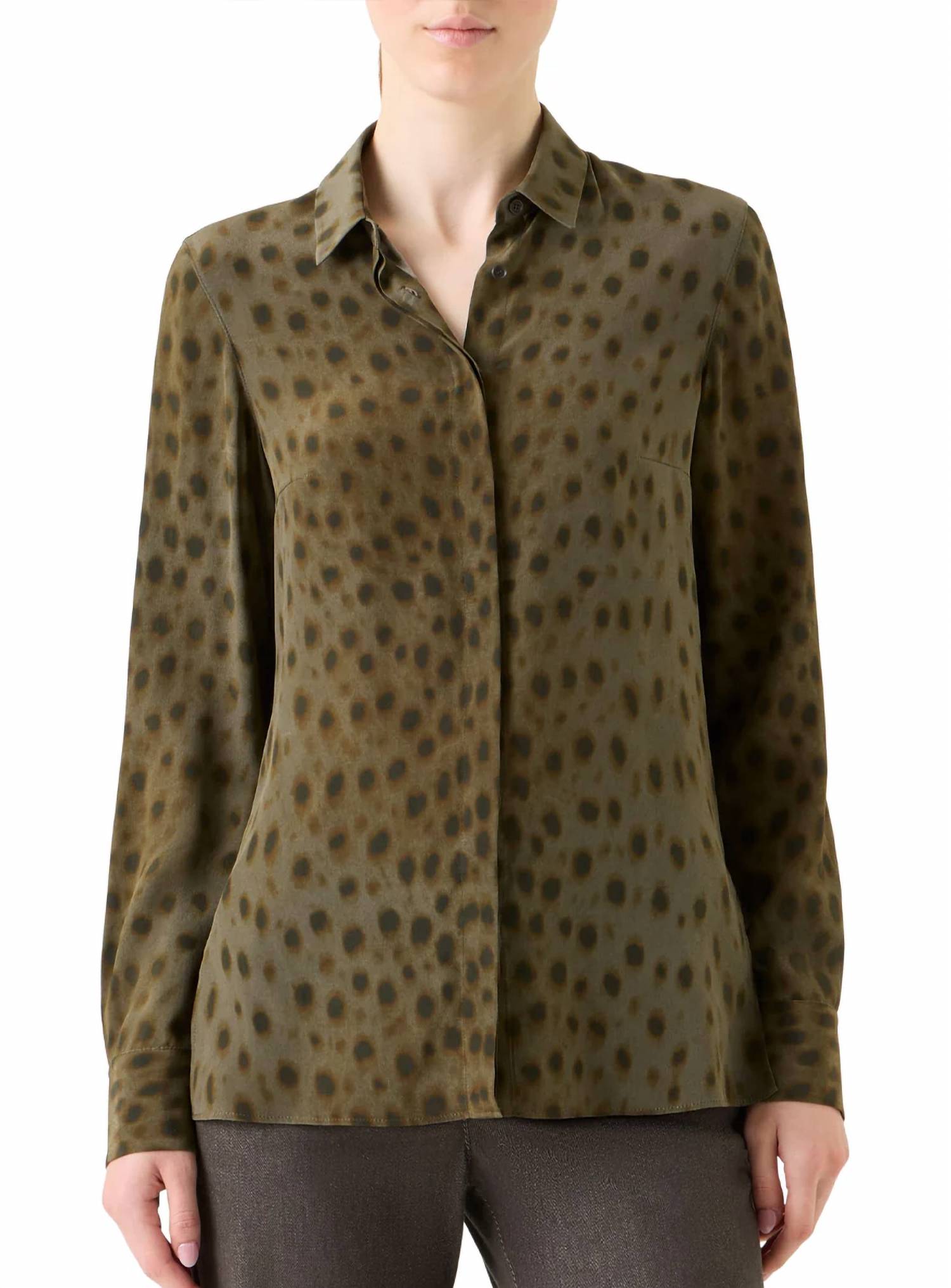 Akris Punto - Leopard Print Blouse
