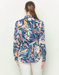 De Loreta - Carmela Blouse Jaleo Azul