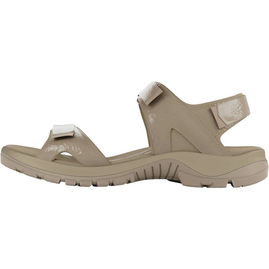 Ecco - Women's 2.0 3s Nude Crinkle Patent Offroad Sandal