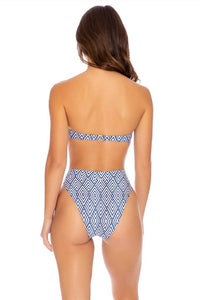 Luli Fama - High Leg Banded Waist Bikini Bottom