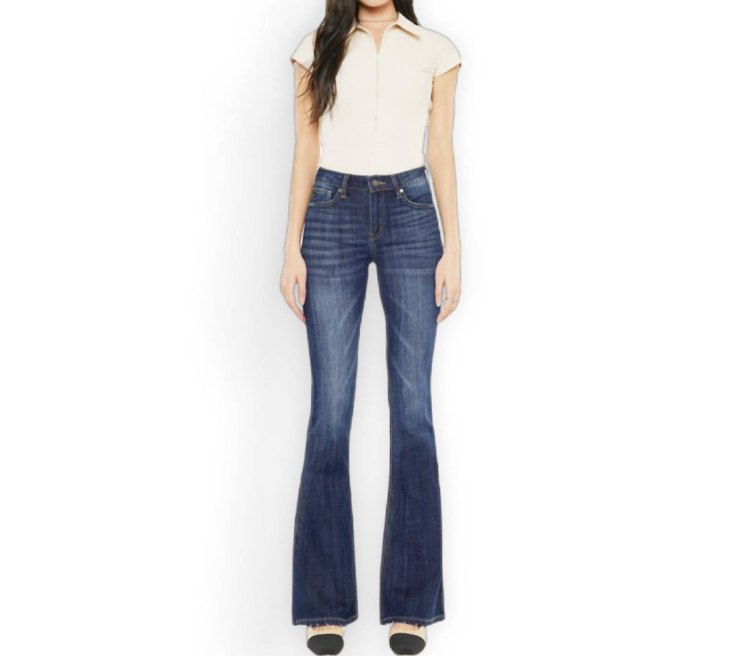 Kancan - Heading West Flare Jeans