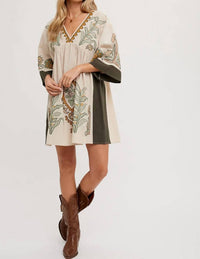 Bluivy - Boho Babydoll Dress
