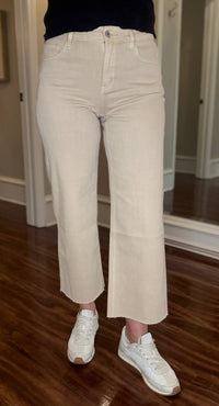 Vervet By Flying Monkey - High Rise Wide Leg Crop Pant