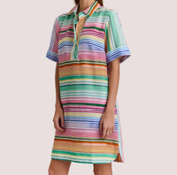 Hinson Wu - Aileen Linen Stripe Dress